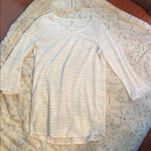 L.L. Bean Caftan Coverup V-Neck